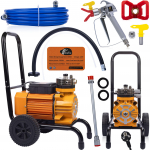 Rosfix V&auml;rviprits Strong Orange Storm SOS03 &ndash; Harjadeta mootor 3500W | Maksimaalne r&otilde;hk 22MPA | Tootlikkus 300-500 m&sup2;/h