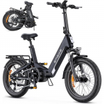 V&eacute;lo &eacute;lectrique pliable - ENGWE - L20 3.0 Pro - Batterie amovible 48 V 15 Ah - Autonomie 160 km - Noir must