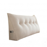 Voodipeatsipadi Velvetist Kolmnurkne Voodipeatsipadi K&uuml;lgtaskuga Ergonoomiline Seljatoepadi Diivanvoodi Padi Lugemiseks Istumiseks T&ouml;&ouml;tamiseks 80cm