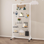 Mobiilne traatv&otilde;rgust riiulis&uuml;steem: Ehtede v&auml;ljapanekualus ja lasteaia t&ouml;&ouml;de hoiuriiul