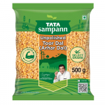 Tata Sampann poleerimata toor-dal 500g Pakk 1 Esmaklassiline terve arhar-l&auml;&auml;ts toiduvalmistamiseks