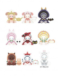 MJ STUDIO EMMA Hidden Forest Maskeraadipidu Seeria PVC Kaubanduskarp 8 kujukesega,