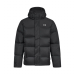 Under Armour FW25 Mugav Soe Aare L&otilde;tv &Uuml;hev&auml;rviline Kapuutsiga Pikkade Varrukatega Vabaaja V&auml;li-T&ouml;&ouml;le-S&otilde;itmiseks Spordi T&otilde;mblukuga Puhverjakk 6012832-001 2XL