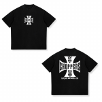 West Coast Choppers Ristiga raamiga tr&uuml;kiga T-s&auml;rk Meeste Hip Hop T&auml;navamood &Uuml;lem&otilde;&otilde;dulised T-s&auml;rgid Moekad T-s&auml;rgid Meeste fliisist l&uuml;hikeste varrukatega 4XL