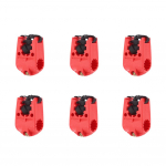 6 tk Auto Jalgratta Jalgrattahoidik Haagisekonksu Kinnitus, Kandur Varuvarras Konksud, Plastikust Tarvikud, ei sisalda jalgrattahoidikut