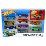 Hot Wheels - 10 s&otilde;idukiga komplekt - V&auml;ikeste autode komplekt - 3-aastastele ja vanematele 54886