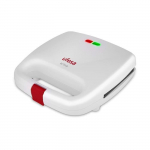 Gaufrier - UFESA SW7850 Active Sandwich Blanc Rouge - Plaques anti-adh&eacute;sives - 750 W