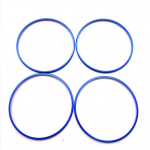 Car styling For Mercedes-Benz C E GLC Class W205 X253 W213 Alloy Door Stereo Speaker Ring Cover sinine