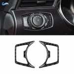 For Ford Mustang 2015 2016 2017 2tk s&uuml;sinikkiust auto salongi esitulede l&uuml;liti nupu dekoratiivne kaanekleebis