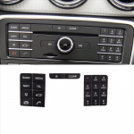 Auto keskkonsooli CD-paneeli multimeedia nuppude kleebised Mercedes Benz CLS W218 2014-2017 GLA X156 2013-2016 jaoks