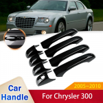 jaoks Chrysler 300 300C 2005 2006 2007 2008 2009 2010 L&auml;ikiv must v&auml;lisukse k&auml;epideme kaane kleebised Auto stiilitarvikud 4Handle 2 Buttons