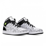 Air Jordan 1 Mid SE GS DIY Must Valge Retro Tossud DC4099-100 EU 37.5 valge
