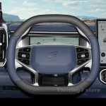 Leather Car Steering Wheel Cover For Jetour T1 T2 2024 2025 Breathable Non-slip Auto Steering Wheel Jetour t2 Accessories Double D-Type-I