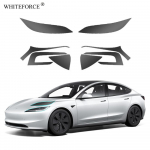 Tesla Model 3 Highland 2023 2024 esitulede tagatulede kaitsekile, mudeli 3+ esilaterna tagatule musta v&auml;rvi muutva kile jaoks Model3 Highland
