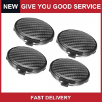 4 pcs 60mm 61mm Wheel Center Hub Caps Hubcaps Covers Universal for Car Black