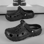 Moodsad Klassikalised Meeste Sussid Valged V&auml;litingimustes Aia Klounid Vabaaja Sandaalid Mustad Unisex Kinnise Nohu Slip-Onid Meeste Hingavad Rannakingad 40