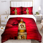 captain morgan Casal K&otilde;ik hooajad Tekikate Tekk Voodipesukomplektid Pehme Tekikate ja Padjap&uuml;&uuml;rid Poiss &Uuml;he-/Kahekohaline/Queen/King EU Twin 135x200cm white