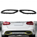 M63K-Auto Tagumise Summuti Otsiku Kate Mercedes-Benz C-klassile W205 2013-2017 Black Right