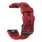 Fenix8 Randmerihm Garmin Fenix 8 47mm 51mm E 7 7X/Epix Pro/6 6X 5X Plus/Enduro 3 QuickFit 26mm 22mm Silikoonist K&auml;ev&otilde;ru 2028 QuickFit 22mm punane
