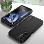 S&otilde;jav&auml;elise kvaliteediga &uuml;mbris Samsung Galaxy A56 A36 A26 A16 A06 A54 A15 A53 A14 A13 5G 4G A04S jaoks Kaitsev tugijalg K&uuml;ljekaitse Kaanega for Galaxy A56 must