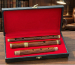 Roosipuust Iiri D-fl&ouml;&ouml;t koos karbiga Neli osa 26 Muusikaline puhkpill one size pruun