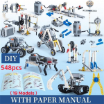 STEM Robootika programmeerimiskomplekt Hariduslikud elektrilised ehitusklotsid Programmeerimismudel DIY Tehnilised MOC-i kokkupandavad klotsid Kingitus lastele