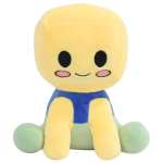 Blox Buddies Pehmed m&auml;nguasjad 7,8 tolli blox Buddy Peekonijuuksed noob Pehmo lemmikloom x M&auml;nguasjad T&auml;idisega pehme padi Kaunistus beige