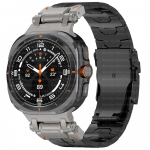 Titaanist k&auml;epael Samsung Galaxy Watch Ultra 2025 jaoks Luksuslik rihm samsung GALAXY Ultra 47MM jaoks Roostevabast terasest &uuml;hendusrihm Galaxy Ultra 47mm