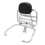 Porte pliable bagages pour Vespa GTS 300 / 250 / 125 08-22 arri&egrave;re chrome