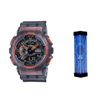 CASIO Meeste vedelkristall/analoog kahekordse n&auml;iduga seeria Hall k&auml;ekell GA-110LS-1APRE GA-110LS-1APRE