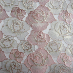 100x140cm Reljeefne Kuldne Siid Elegantne Lilleline Jacquardkangas Naiste &Otilde;rn Kleit Kohev Seelik Pesukott DIY &Otilde;mbluskangas 100x140cm