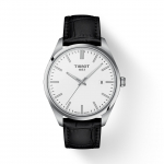 Tissot Nahkrihm Valge sihverplaat Meeste moekell T150.410.16.011.00 valge
