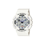 Casio Noorte seeria Moodne V&auml;litingimustes Kolme silmaga Veekindel P&otilde;rutuskindel Spordi kvartskell Meeste kellad Hall GA-100A-7A White Dial