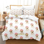 Jack Russell terjer Voodipesukomplekt &Uuml;heinimese Twin T&auml;is Queen King Suuruses Anime Voodikatte Tekikate T&auml;iskasvanu Laste Magamistuppa 70x133cm 2pcs