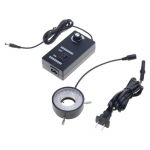 Valge Reguleeritav 40 LED R&otilde;ngasvalgusti Valgusti jaoks Stereo Mikroskoobi ja Kaamera jaoks Toiteadapteriga 12V/7W Keere 25mm 1