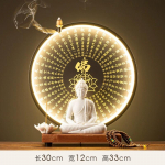 Sakyamuni Suur Buddha Kuju Buddha Kuju Tathagata Buddha Figuur Keraamiline Lamp Ring Kohandatud Viiruki jaoks Veranda Kodu Sisustus