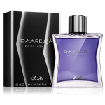 DAAREJ Meeste Tualettvesi Parf&uuml;&uuml;m, P&uuml;siv 24 Tundi, Araabia Dubai L&auml;his-Ida L&otilde;hn, Elegantne V&auml;rske Pihusti, 50ml DAAREJ