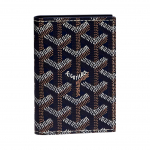 Goyard Saint-Marc Y logoga monogrammiga l&otilde;uendist ja nahast kaardihoidja unisex kaardihoidja tumesinine STMAR2PMLTY-12CL12P Box(Basic Set+Box)