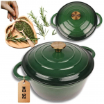Emailitud Malmpott 26cm 5L Hage Roheline