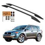 Katusereelingud Toyota Rav4 Suv 20062013 Must Alumiinium Tugev Vastupidav