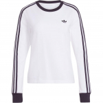 Adidas Originals 3 Stripes Firebird Adicolor Series Kootud &Uuml;mmarguse Kaelusega Kitsa L&otilde;ikega Pikkade Varrukatega T-s&auml;rk Naiste topid KD3688 L