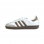 Adidas Originals SAMBA OG Caramel Latte Kerged ja hingavad Madalad Laualauaketsid Unisex Valge Pruun B75806(Team865-) 37⅓