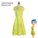 Inside Out 2 R&otilde;&otilde;mu kost&uuml;&uuml;m - &Otilde;nnelik emotsioon Halloweeni Cosplay M yellow