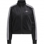Adidas Spordir&otilde;ivad FW24 Y2K Seeria Mood Mugav Pehme Mitmek&uuml;lgne Triibuline Jakk Naiste Jakk Must JI6969 XS