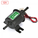Kvaliteetne Madalr&otilde;hu Universaalne Diisel Bensiin Bensiin Elektri K&uuml;tusepump HEP-02A 12V 24V Autole Mootorrattale 12V Black