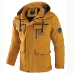 Suures suuruses 9XL 10XL Meeste talvepolsterdatud sulejope karusnahast krae mantel paks soe pika kapuutsiga parkad jakid &uuml;ler&otilde;ivad 6XL brown