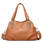 Naiste k&auml;ekott Pehmest nahast k&auml;ekotid Retro crossbody-kotid naistele Suure mahutavusega naiste &otilde;lakott Messenger-kott 32cm&times;10cm&times;21cm