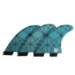 FCSII G5 Tri Fin Set Surfilaud k&auml;rgstruktuuriga uimed FCS 2 Fin FCS II Fin Quilhas G7 sinine