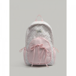 Lapitekk Kontrastv&auml;rvi T&auml;piline Vibu Seljakott Naistele Kawaii Armas Y2K Esteetika Magus Koolikott Daamide Suure Mahutavusega &Scaron;ikk Mochila 2025 32x39x11cm valge
