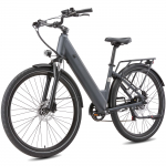 Maxtron Lira 28-tolliline linnas&otilde;iduks m&otilde;eldud elektrijalgratas, 48V 15Ah aku, 250W mootor, h&uuml;draulilised ketaspidurid, maksimaalne s&otilde;iduulatus kuni 70 km abiga. hall